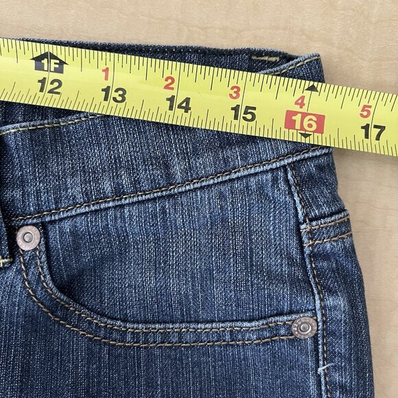 Axcess Women's Blue Denim Jeans Size 10 Boot Cut Mid Rise Stretch - Picture 8 of 13